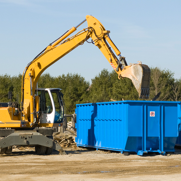 are there any restrictions on where a residential dumpster can be placed in Saybrook OH